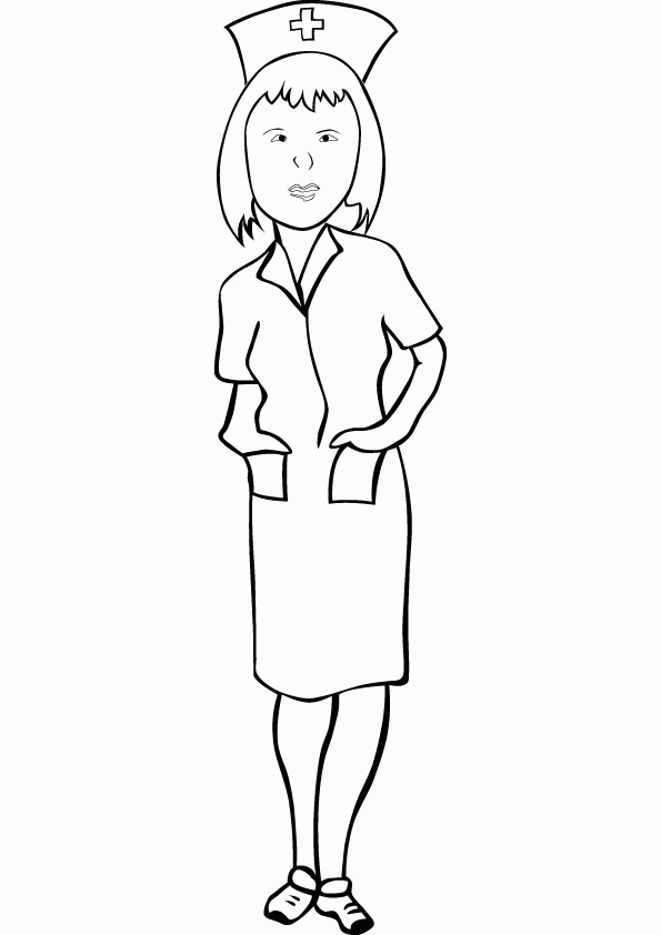 Best Photos of Printable Coloring Pictures Of Nurses - Printable ...