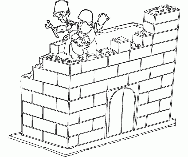 Lego Block Coloring Pages - Coloring Home