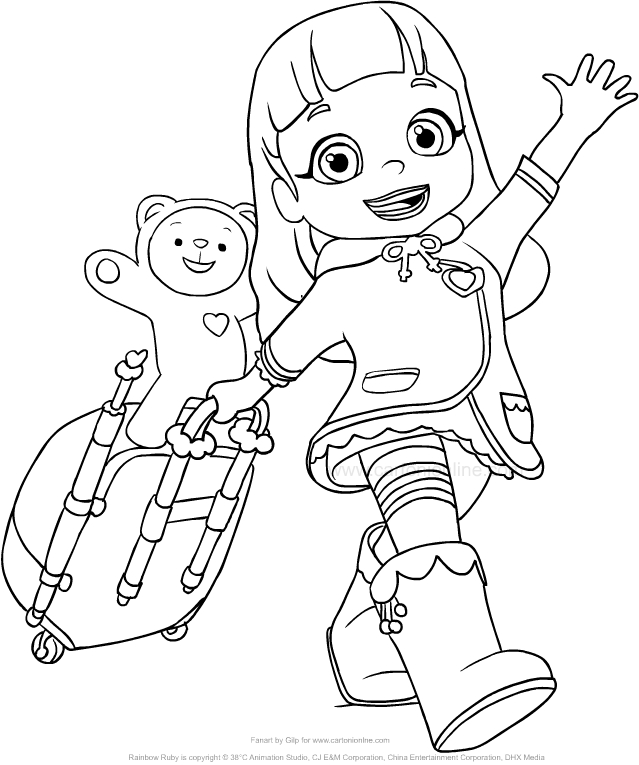 Coloring Sheet Rainbow Ruby Coloring Pages - Novocom.top