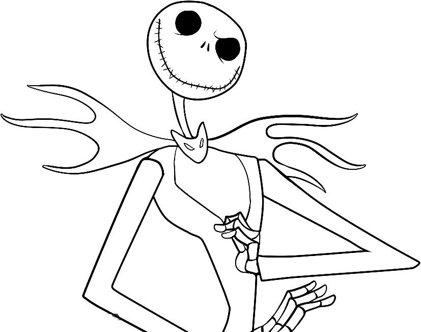 The Nightmare Before Christmas Coloring Pages - Coloring Home