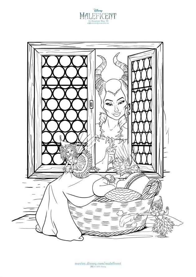 MALEFICENT Activity Sheets and Coloring Pages