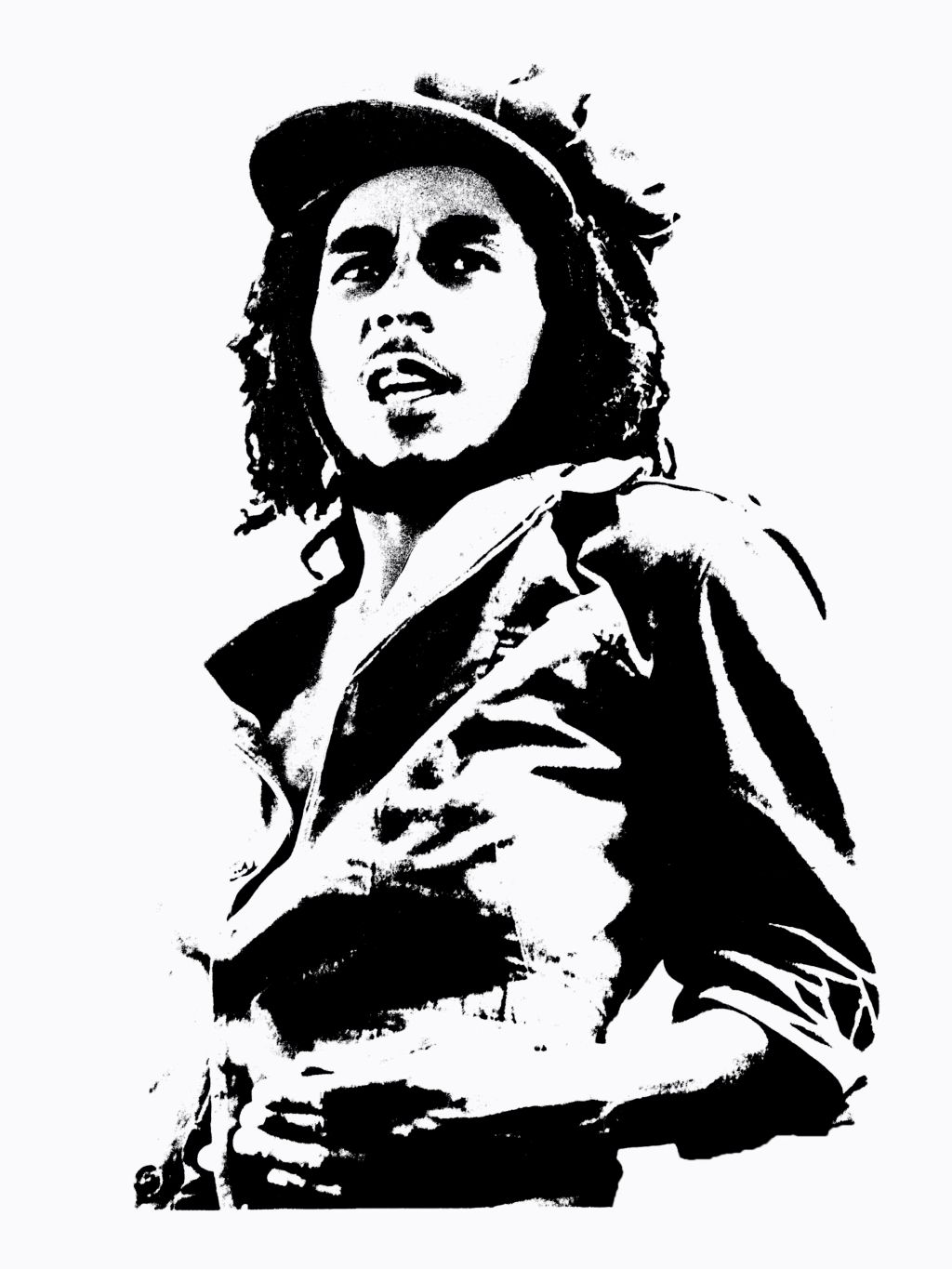 Bob Marley Coloring Pages Page 1