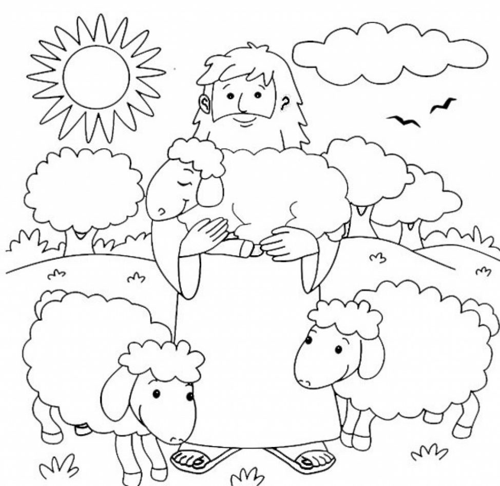 I Am The Good Shepherd Coloring Pages at GetDrawings.com ...