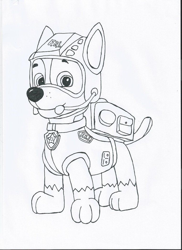 Paw Patrol Coloring Pages Marshall - HiColoringPages - Coloring Home
