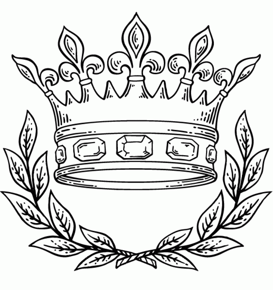 9 Pics Of King And Queen Crown Coloring Pages - King Crown