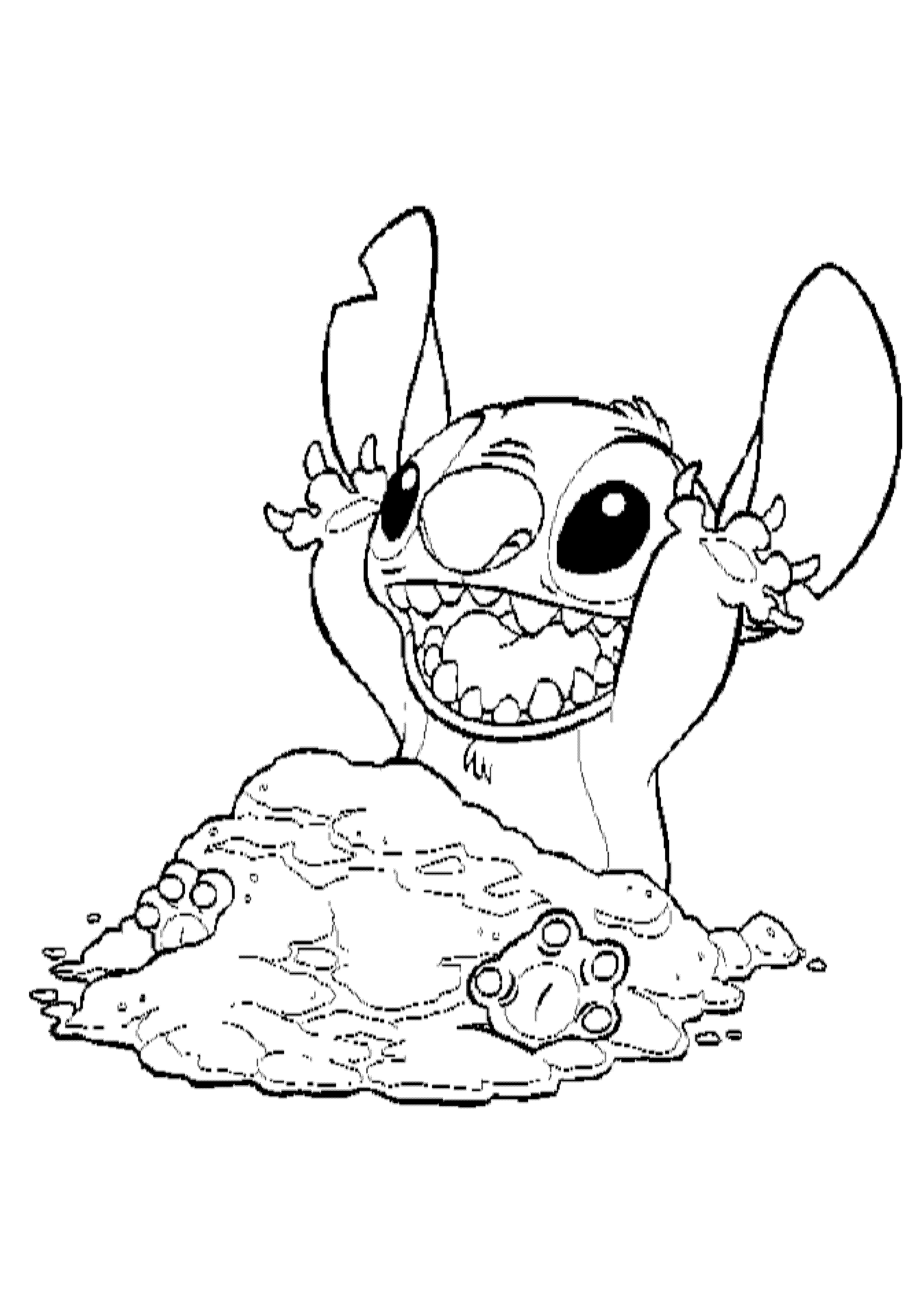 Angel And Stitch Disney Coloring Pages - Coloring Pages For All Ages