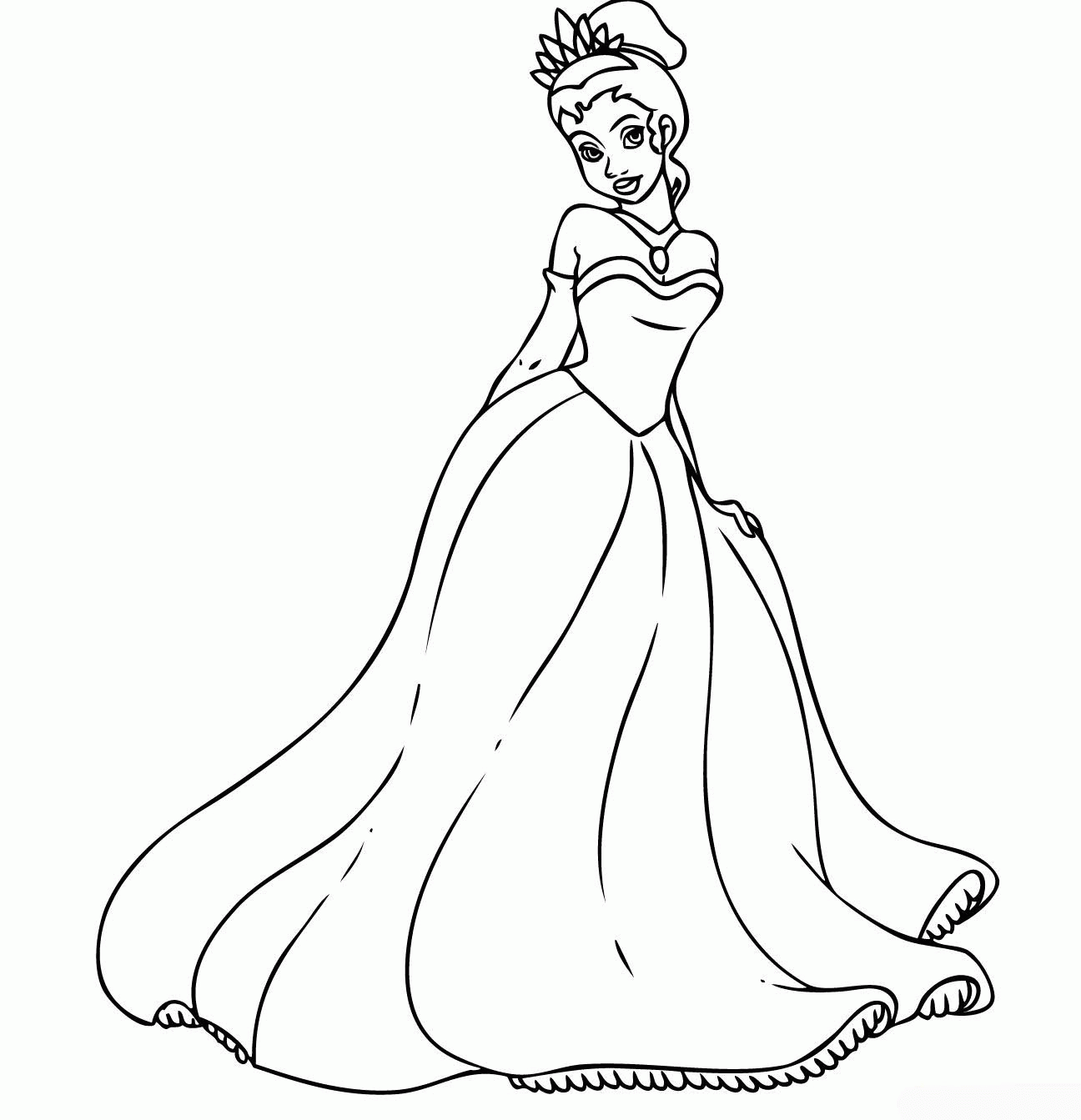 Disney Princess Coloring pages | #4 Free Printable Coloring Pages ...