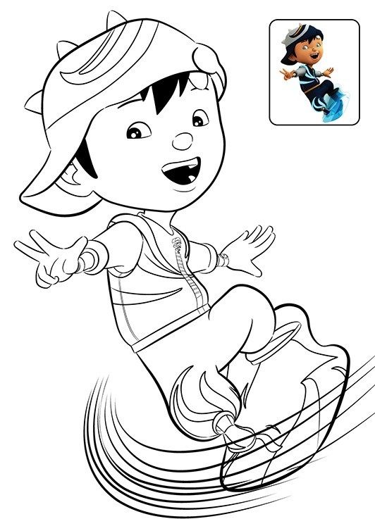 12 Printable Boboiboy Coloring Pages for Kids | Coloring pages ...