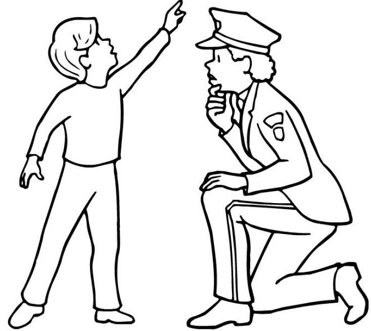 Police Officer Coloring Pages | Clipart Panda - Free Clipart Images