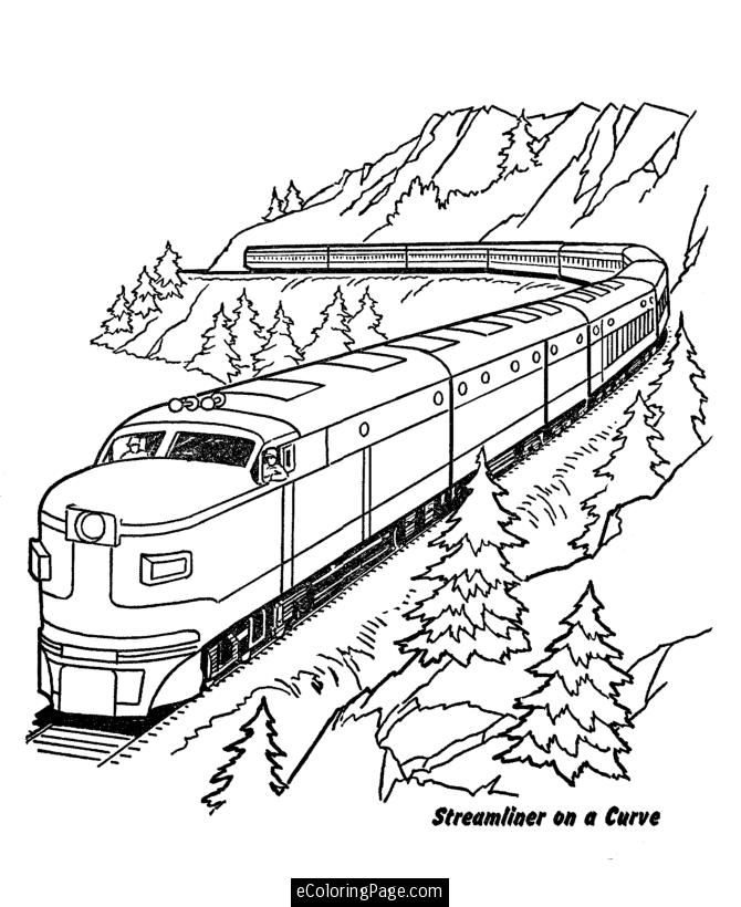 Christmas Train Coloring Pages Toy - Coloring Home
