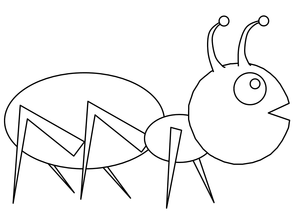 Printable Ant6 Animals Coloring Pages