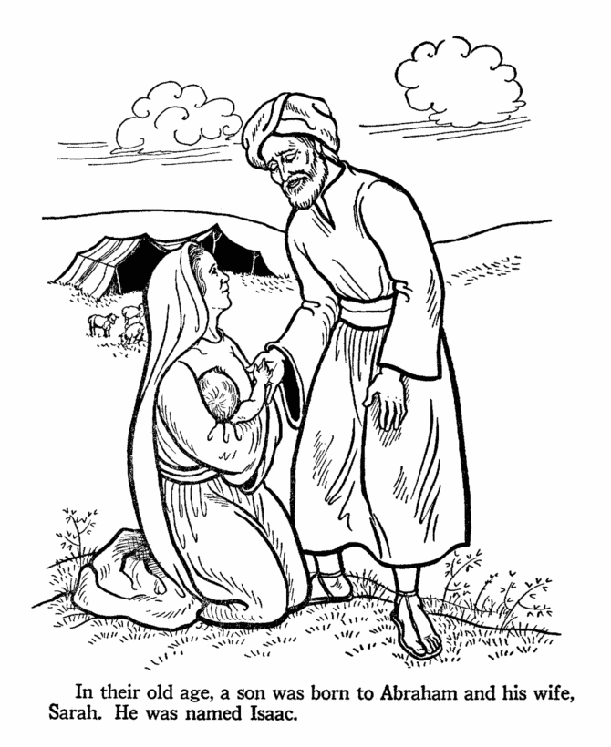 Abraham And Sarah Coloring Pages Printable - Coloring Home