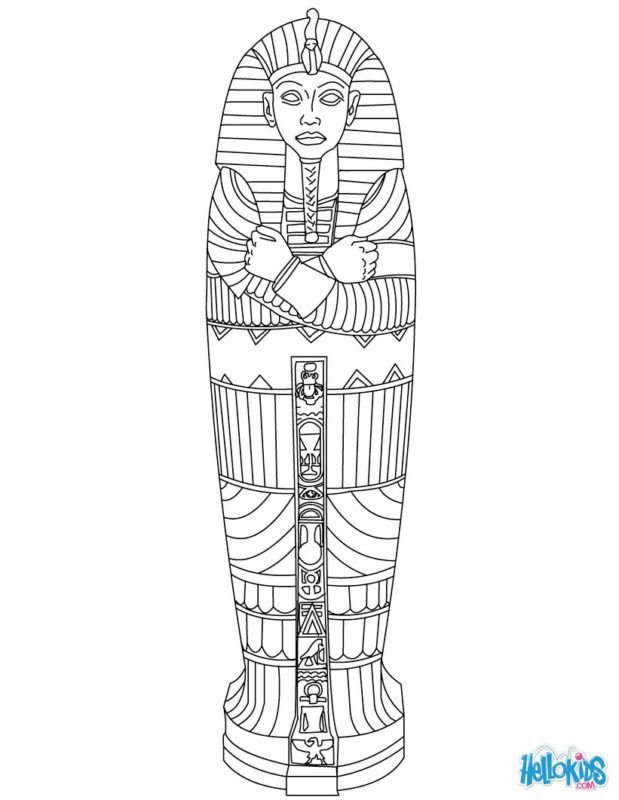 King Pharaoh Coloring Pages - Coloring Page