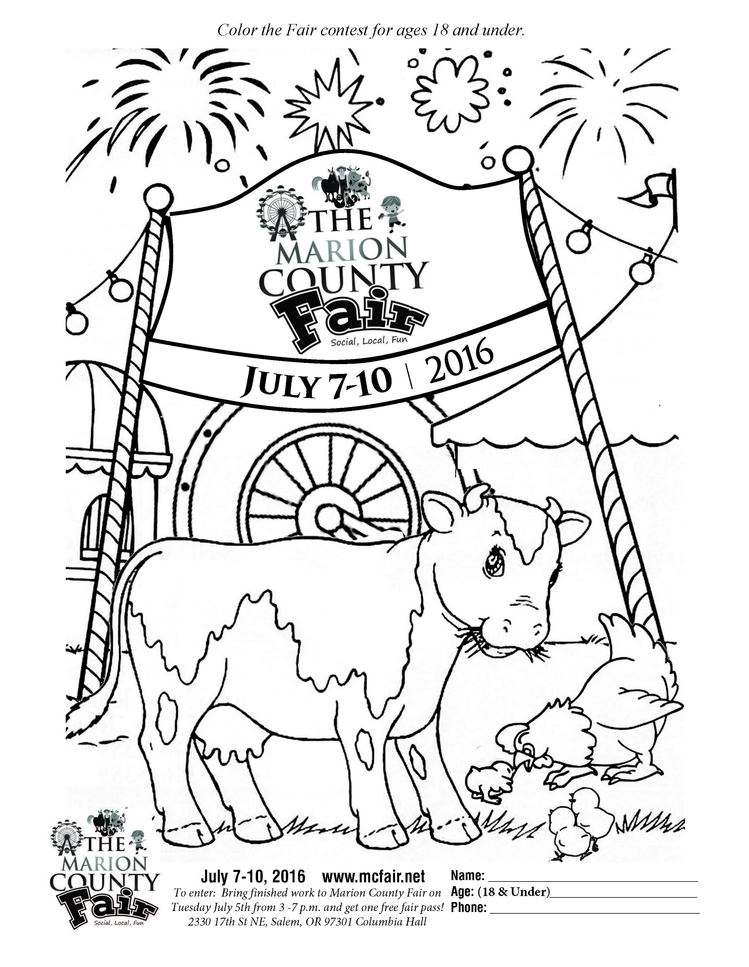 Youth Coloring Contest