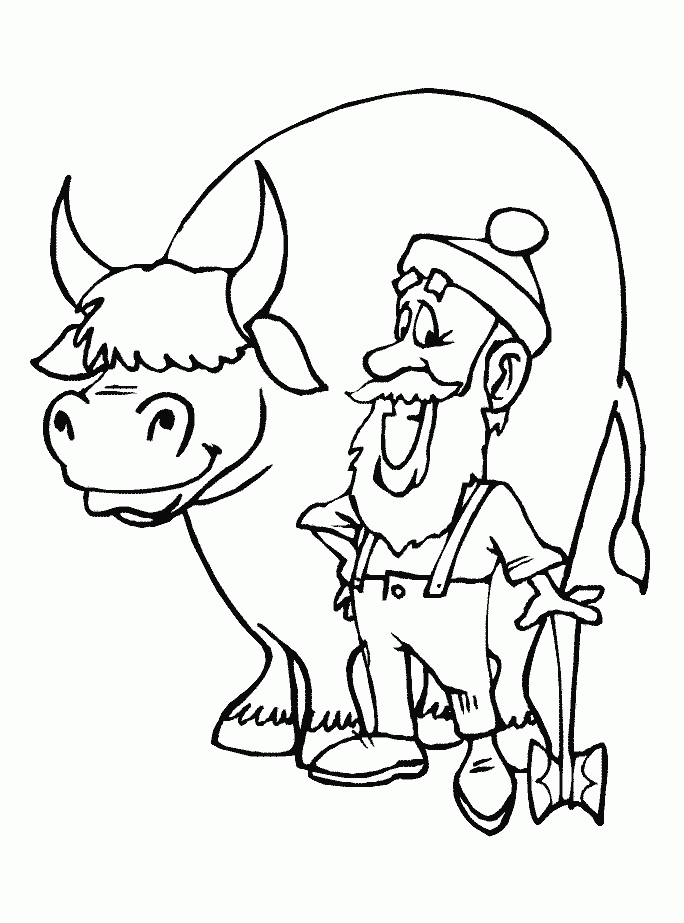 tall tales coloring pages - photo #16