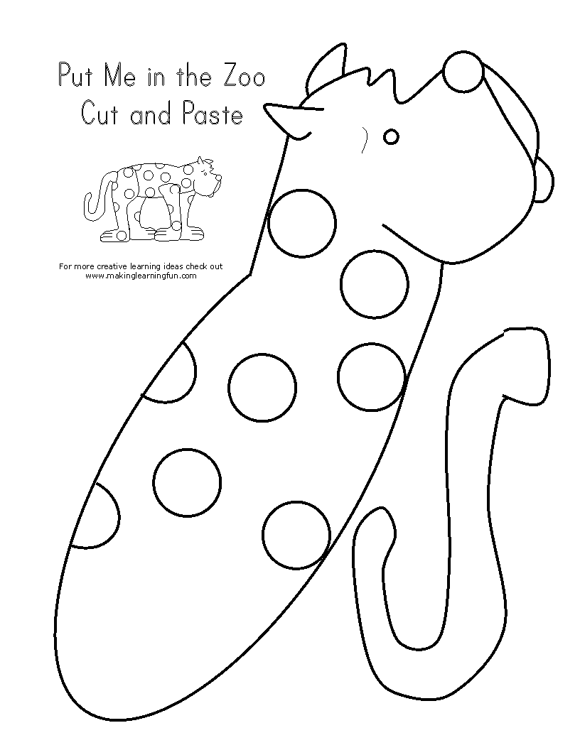Put Me In The Zoo Coloring Page Coloring Home