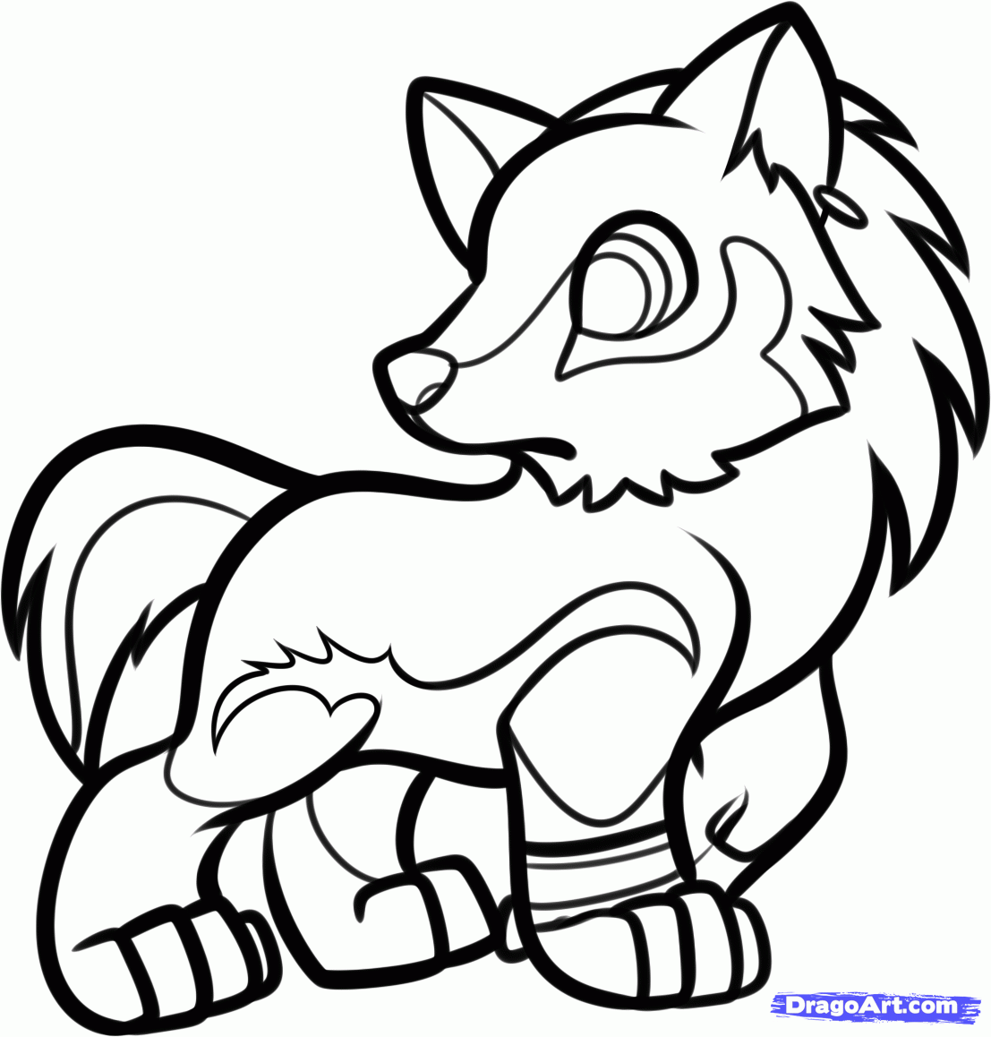Baby Wolf Coloring Pages Related Keywords & Suggestions - Baby ...