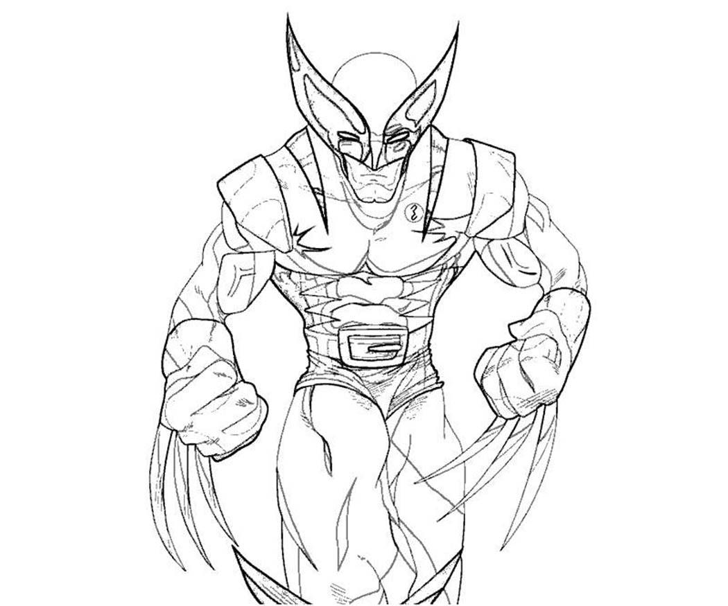 Printable Wolverine Coloring Pages | Coloring Me