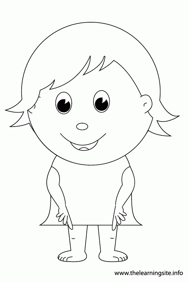 Body Part Coloring Pages Toddlers High Quality