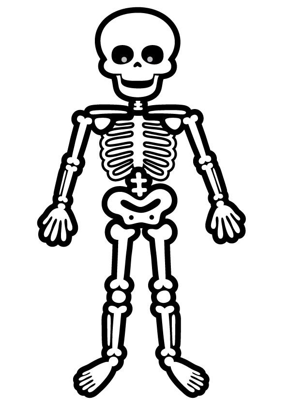 15 Best Skeleton Coloring Pages For Your Toddler | Skeleton ...