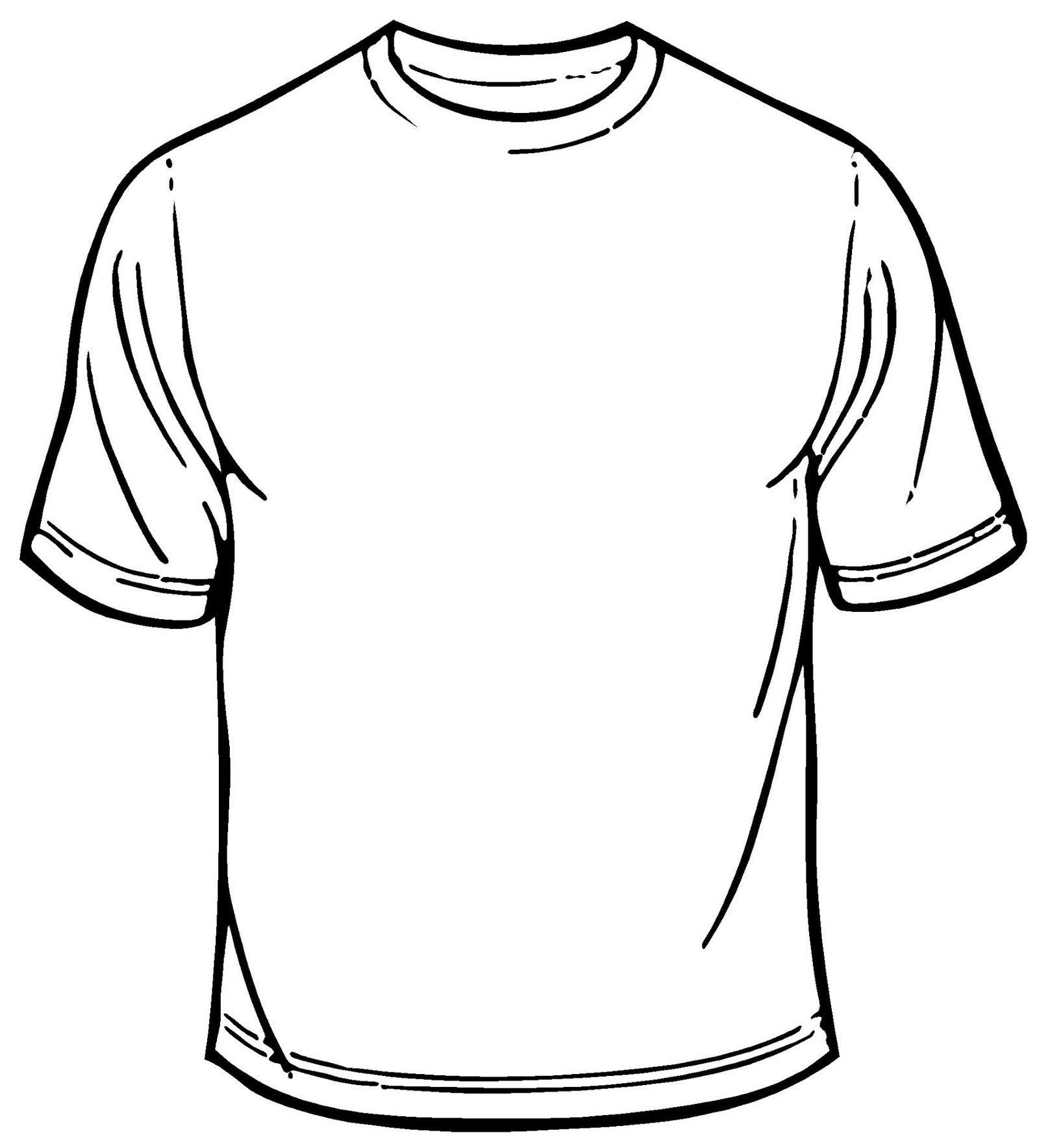 blank t shirt coloring sheet printable | T shirt design template, Blank t  shirts, Shirt sketch