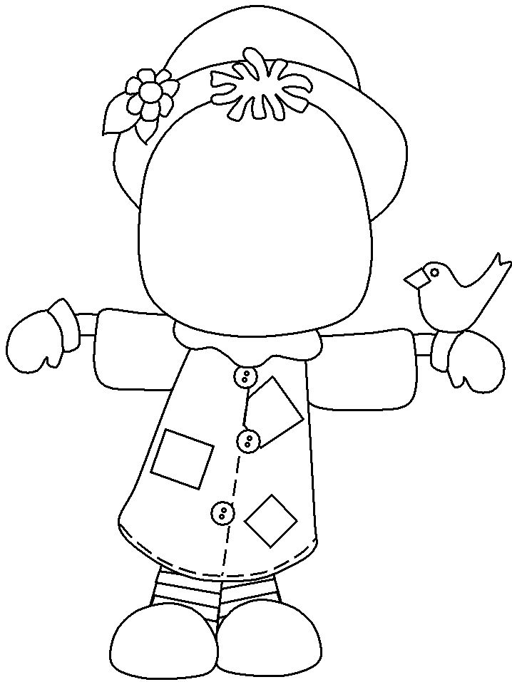 cute crow coloring page - Clip Art Library