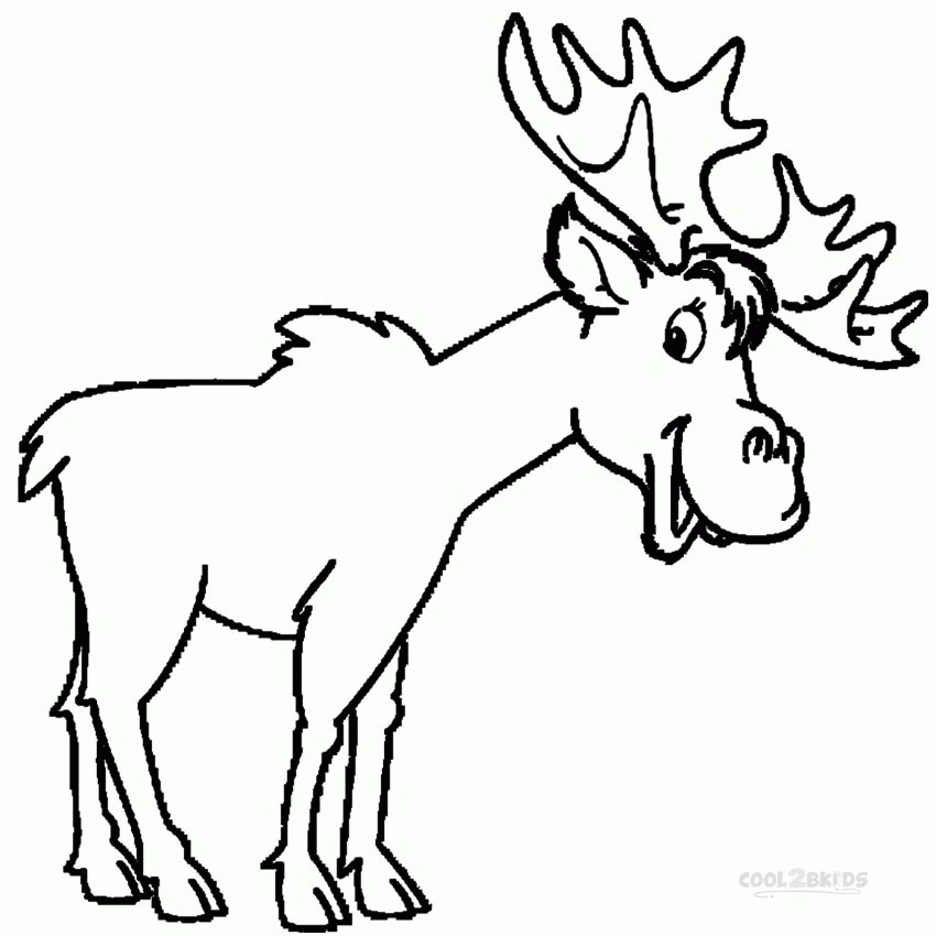 wapiti coloring pages - photo #23