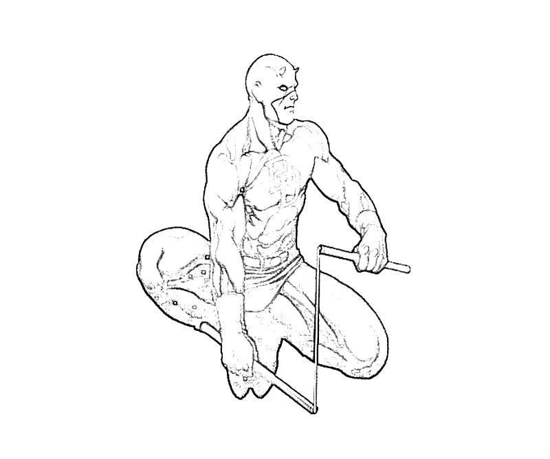 daredevil coloring pages for kids - photo #7