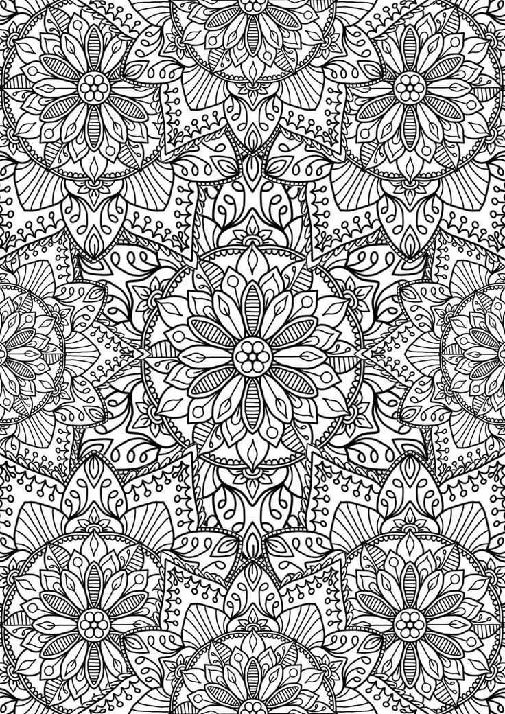 Free Mandala Coloring Pages For Adults - Coloring Home
