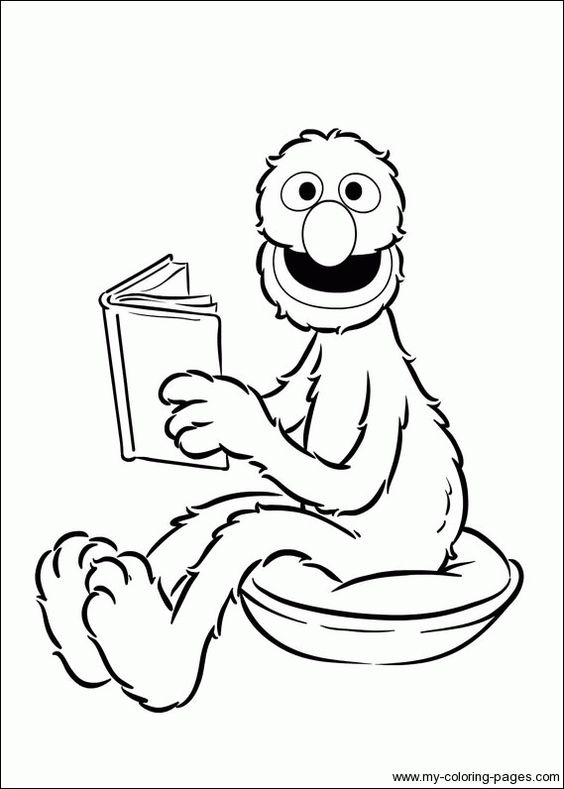 Grover Coloring Pages - Coloring Home