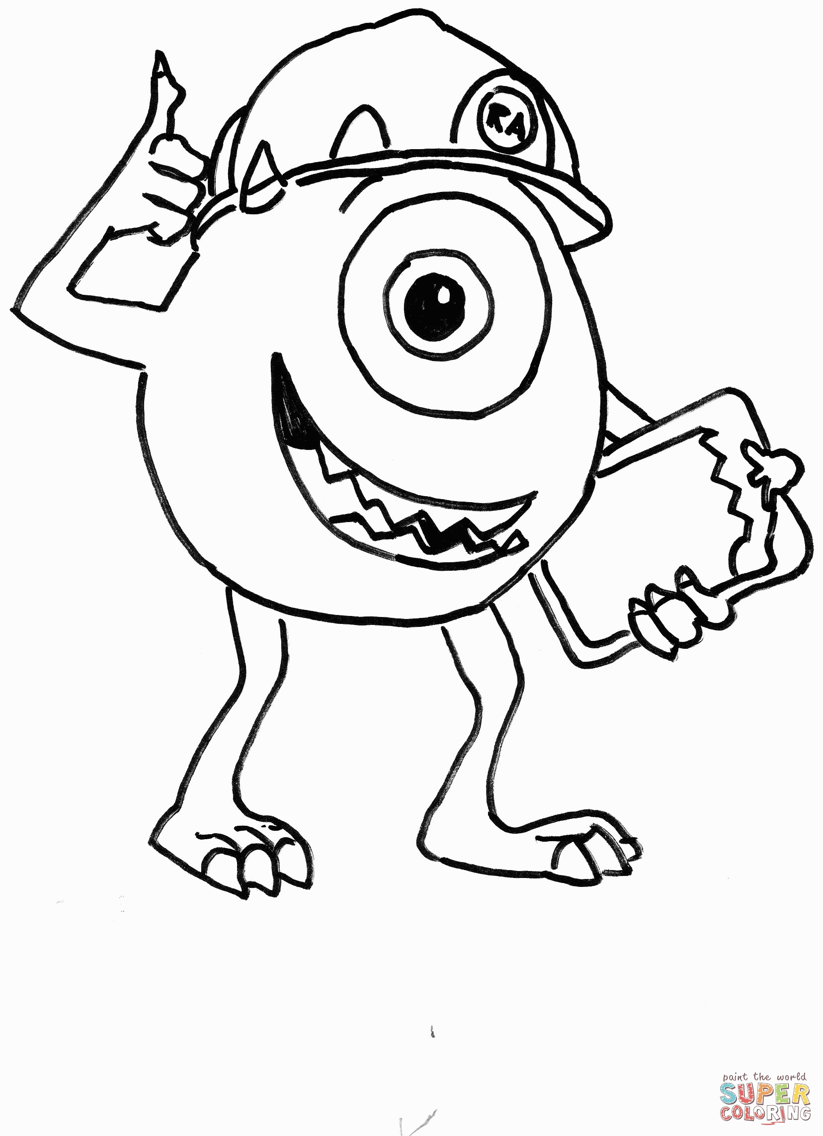 Monster inc. coloring pages | Free Coloring Pages