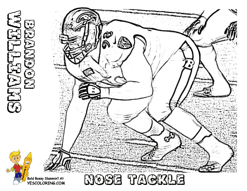 College Football - Coloring Pages for Kids and for Adults