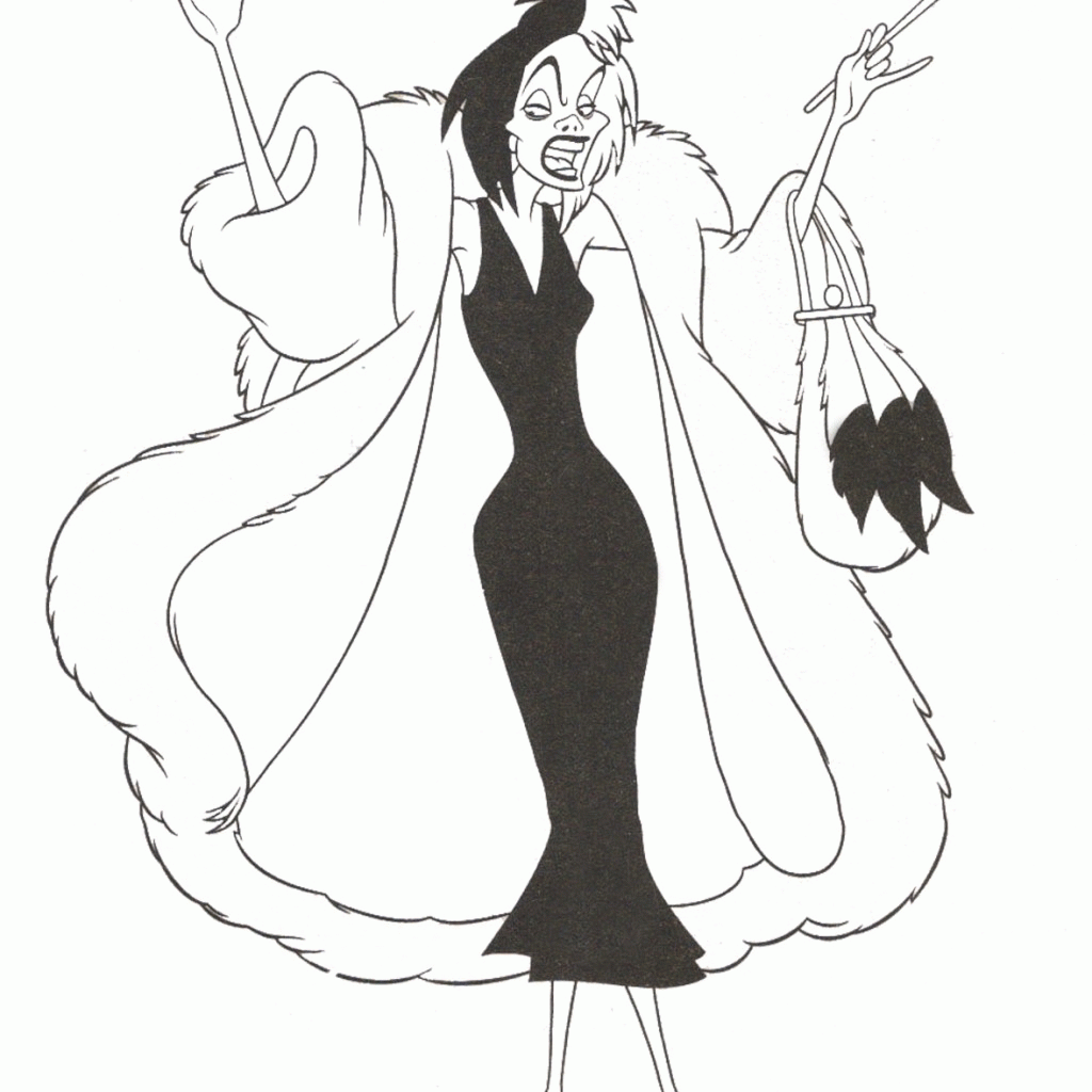 Free Disney Villains Coloring Pages - Coloring Home