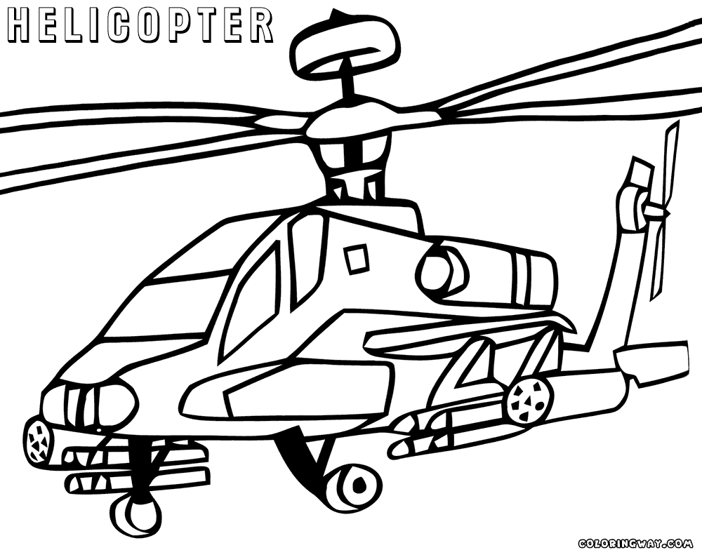 Army Helicopter Coloring Pages - Coloring Home