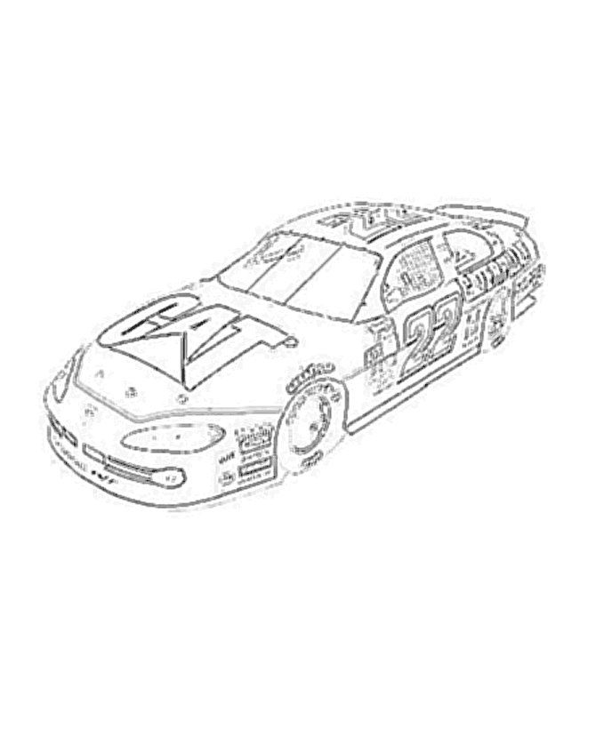 nascar car 4 coloring pages to print - photo #10