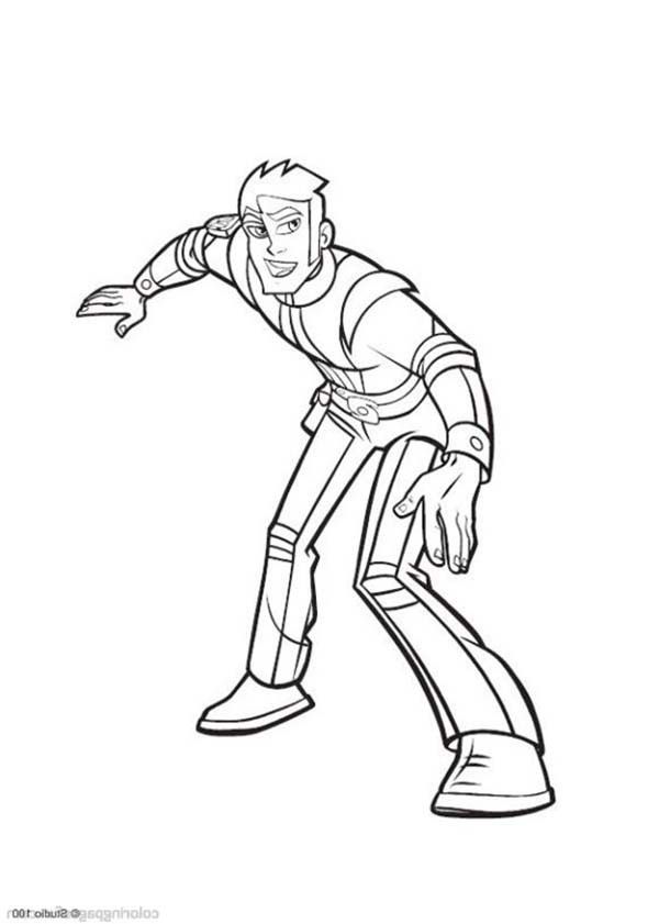 Xavier Get Ready in Rox Coloring Pages | Best Place to Color