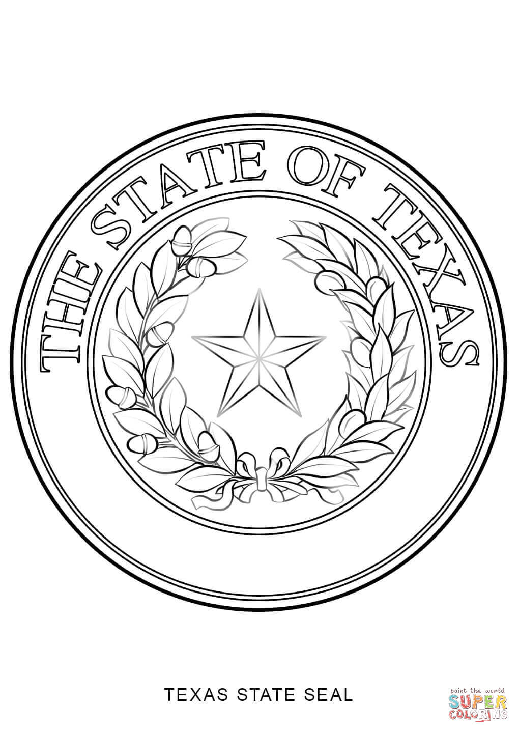 Texas Coloring Pages Printable Printable Word Searches