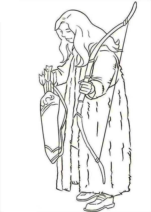 Susan Pevensie Chronicles of Narnia Coloring Page - Free ...