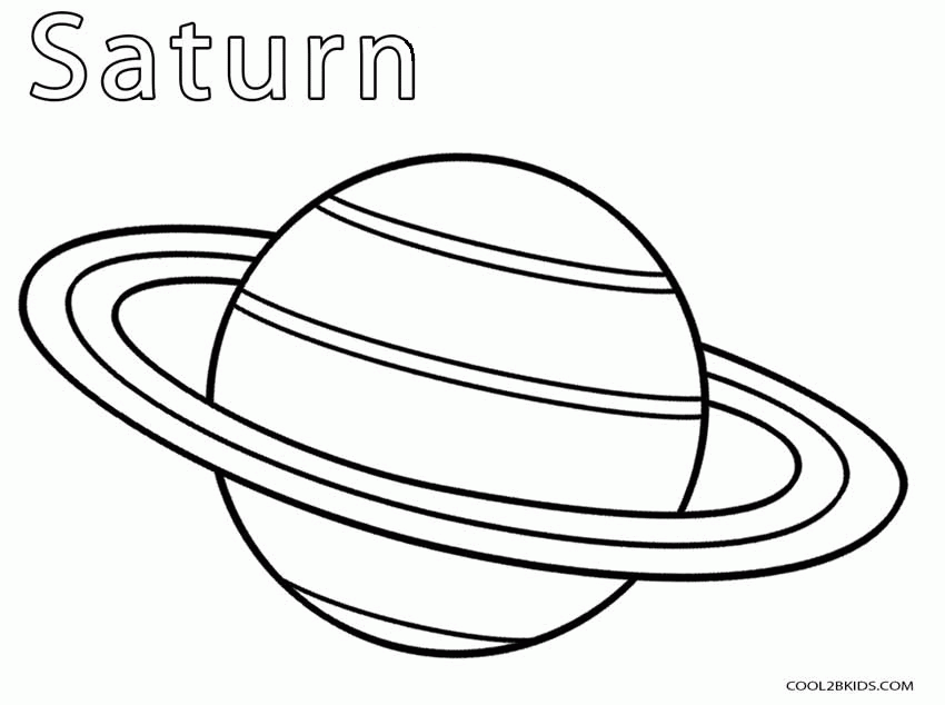 Planet Coloring Page