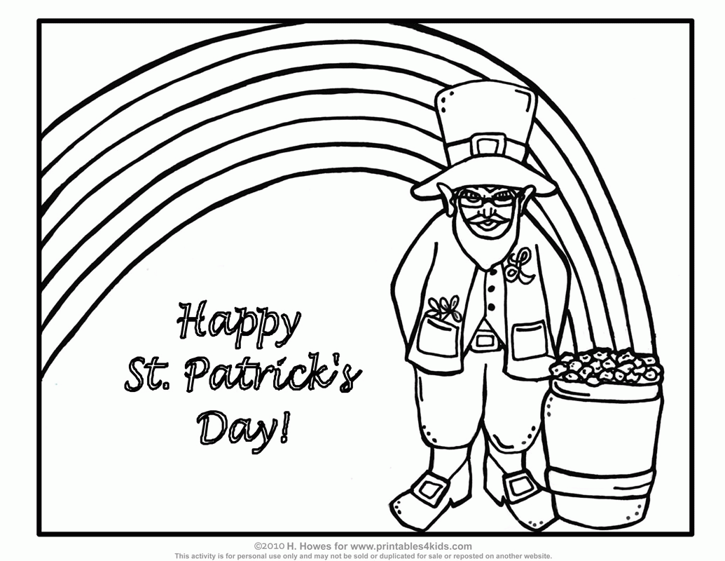 Download Free Printable Leprechaun Coloring Pages - Coloring Home