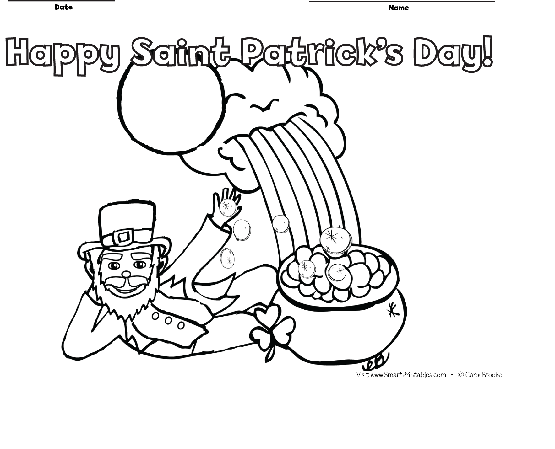 mammoth st patricks day coloring pages - photo #21
