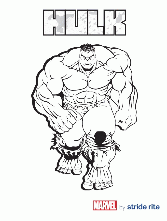 Red Hulk Coloring Pages - Coloring Home