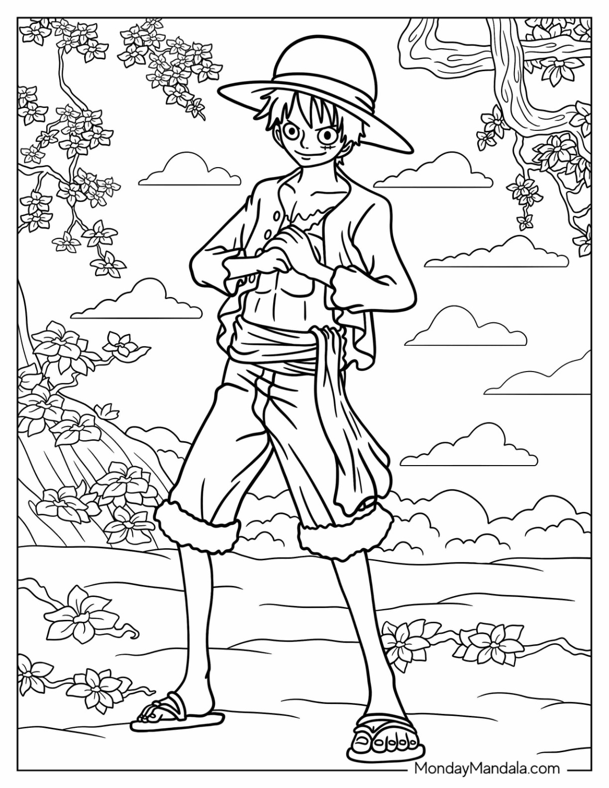 30 One Piece Coloring Pages (Free PDF ...
