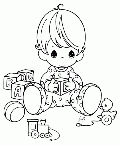 Free Printable Coloring Pages Of Baby S - Coloring