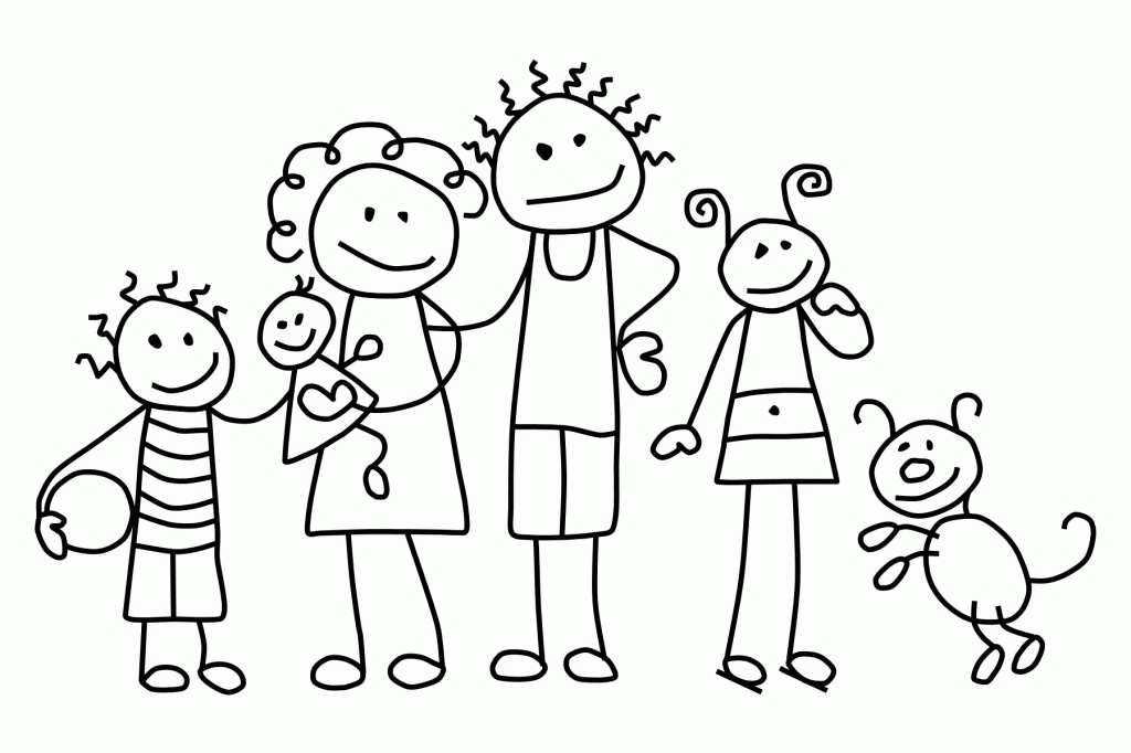 Family Colouring Pages Free - High Quality Coloring Pages