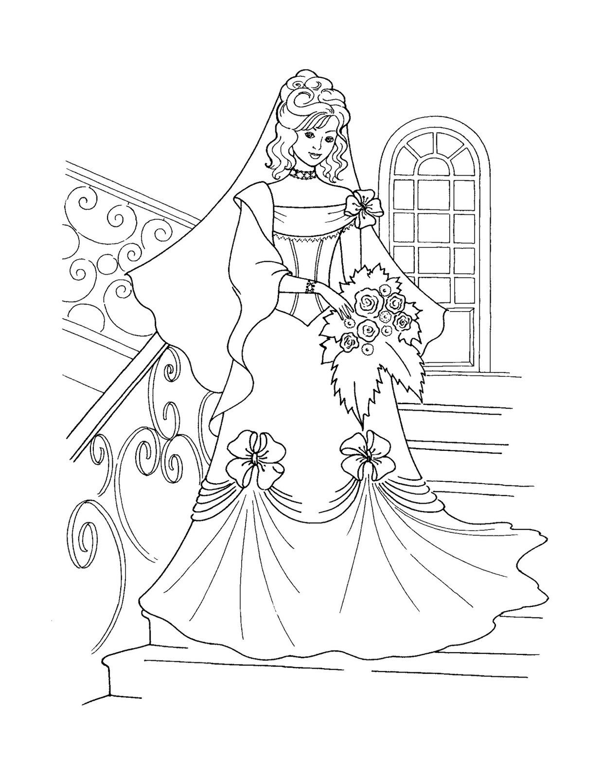 Christmas Coloring Pages Disney Princess - Coloring Page