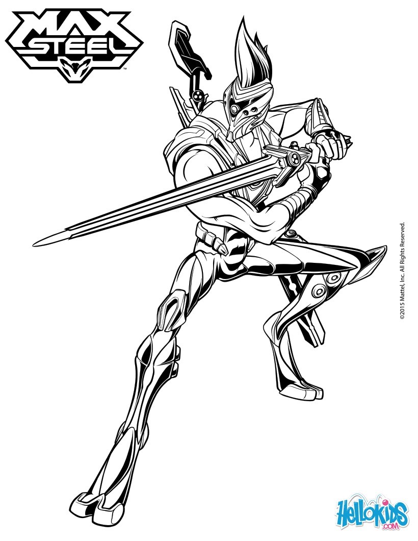 MAX STEEL coloring pages - 44 printables of your favorite TV ...