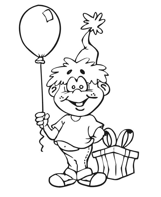 Balloons To Color | Free Coloring Pages