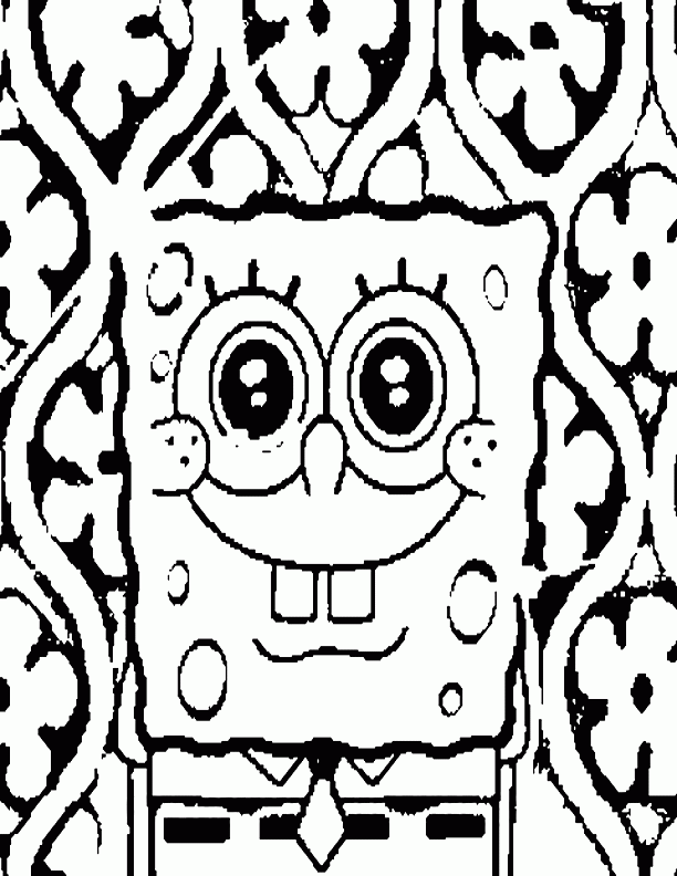 sponges cartoon Colouring Pages (page 2)