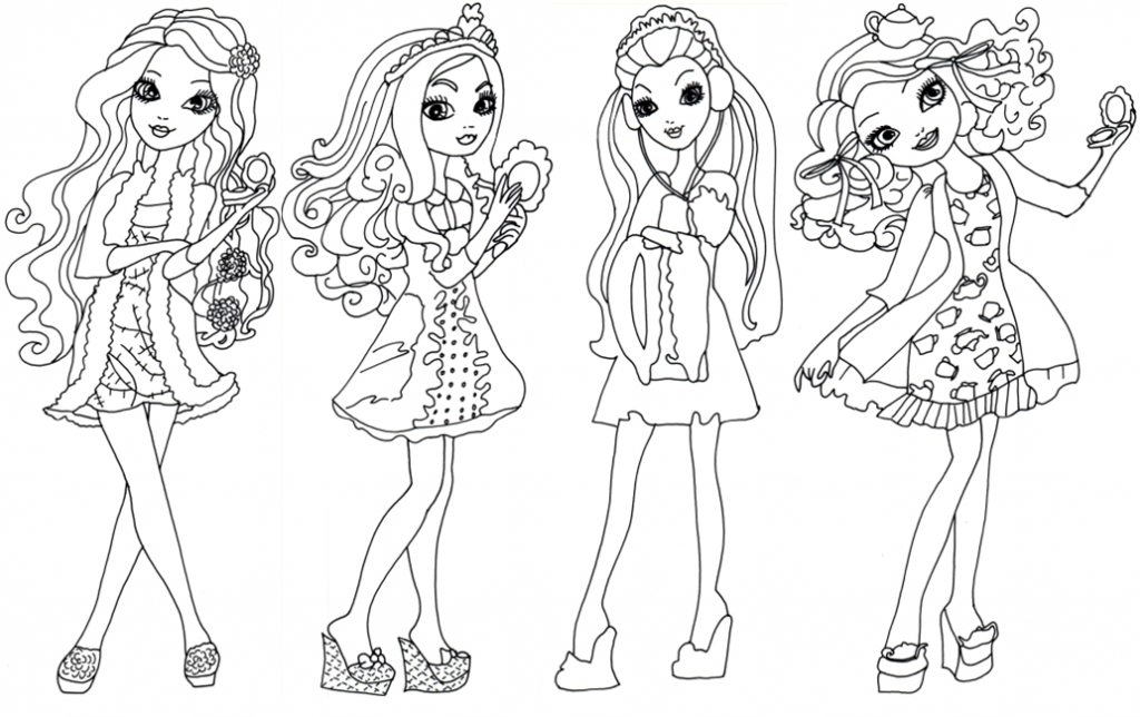 Ever After High Coloring Pages Cerise | Coloring Pics